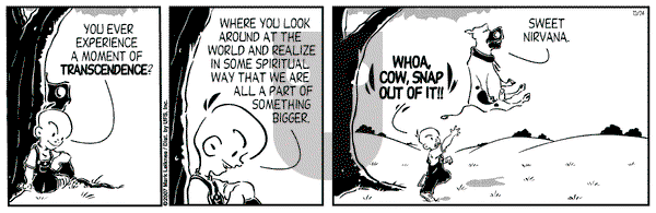 Cow and Boy Classics on Wednesday October 24, 2007 Comic Strip