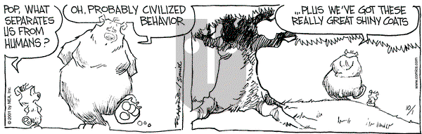 The Grizzwells on Monday October 1, 2001 Comic Strip
