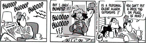 Rose is Rose on Saturday June 25, 1988 Comic Strip