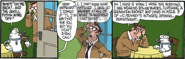 Monty on Saturday January 11, 2014 Comic Strip