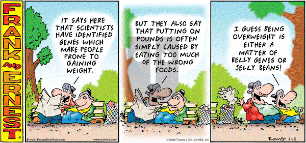 Frank and Ernest on Sunday May 18, 2008 Comic Strip