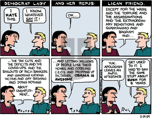 Ted Rall on Saturday November 14, 2009 Comic Strip