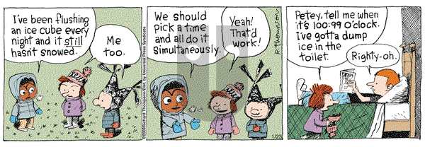 Cul de Sac on Friday January 23, 2009 Comic Strip