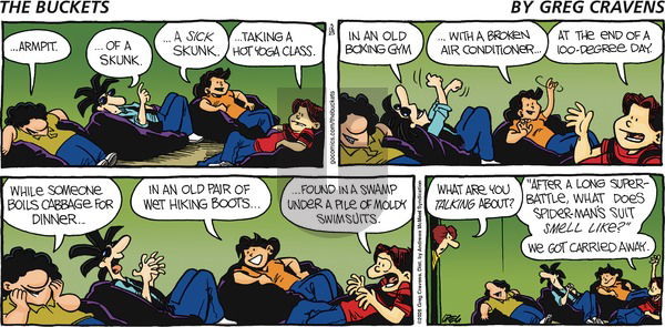 The Buckets on Sunday March 16, 2025 Comic Strip