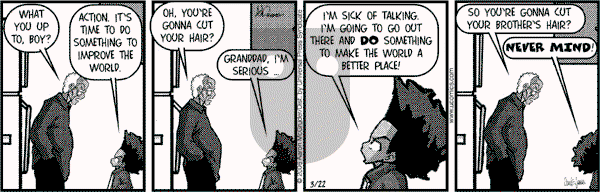 The Boondocks on Wednesday October 23, 2013 Comic Strip