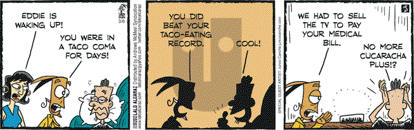 La Cucaracha on Friday March 6, 2020 Comic Strip