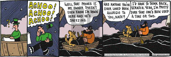 Overboard on Wednesday January 23, 2019 Comic Strip