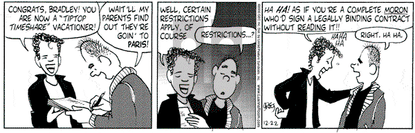 Luann on Friday December 22, 2000 Comic Strip