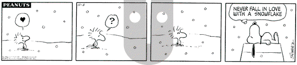Peanuts on Friday December 3, 1971 Comic Strip