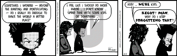 The Boondocks on Saturday September 5, 2009 Comic Strip