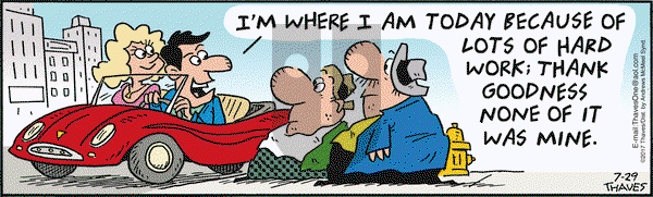 Frank and Ernest on Saturday July 29, 2017 Comic Strip