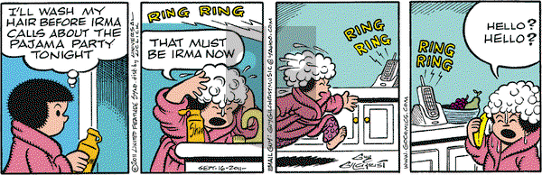 Nancy on Friday September 16, 2011 Comic Strip