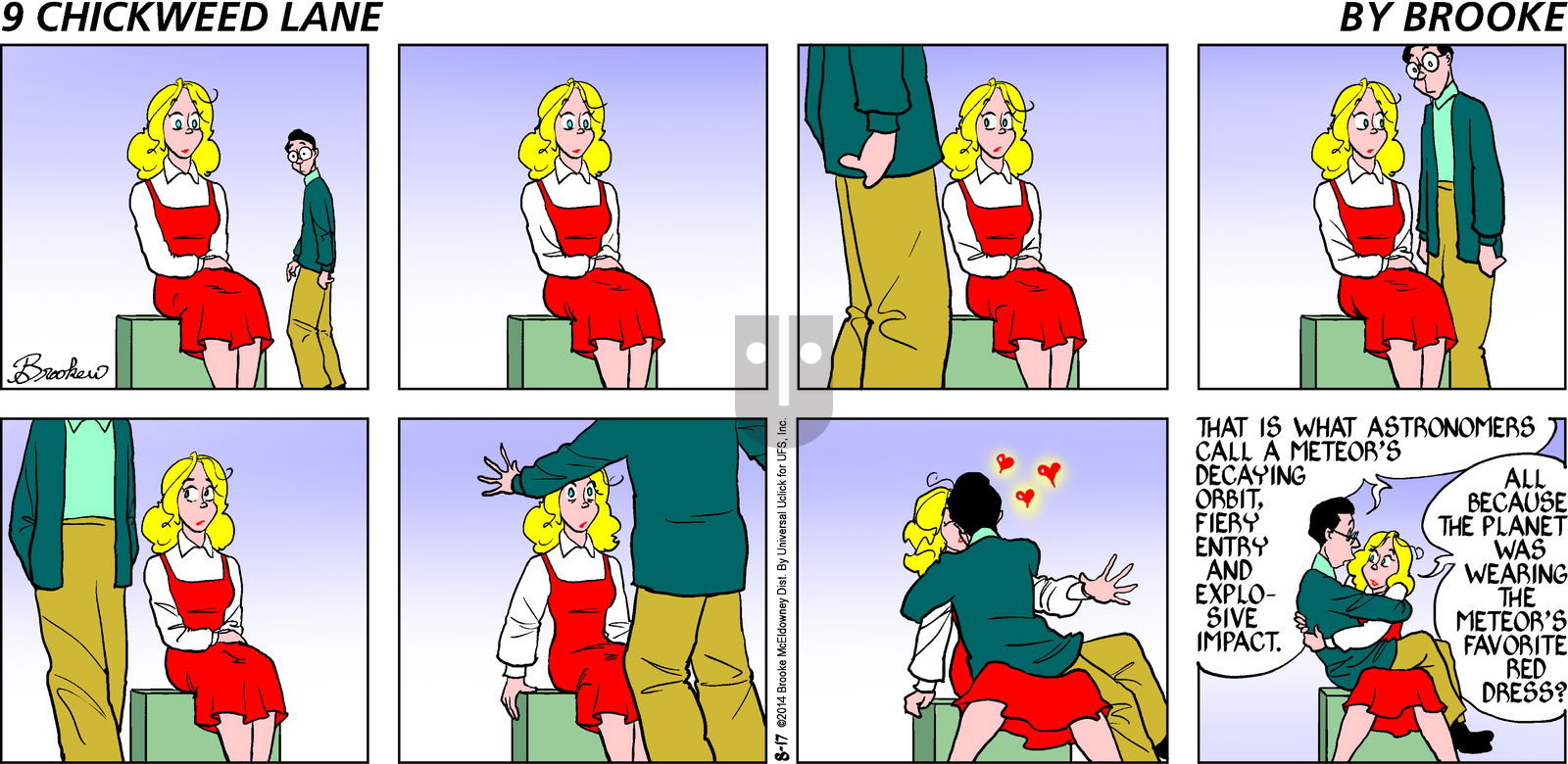 9 Chickweed Lane on Sunday August 17, 2014 Comic Strip