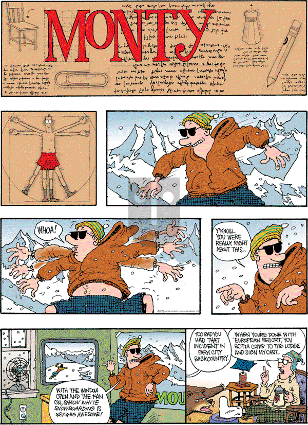 Monty - Sunday January 8, 2012 Comic Strip