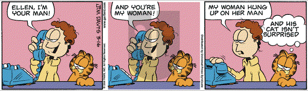 Garfield on Thursday March 16, 2006 Comic Strip