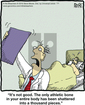 In the Bleachers on Friday July 1, 2016 Comic Strip
