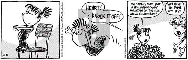 Heart of the City on Tuesday October 31, 2017 Comic Strip