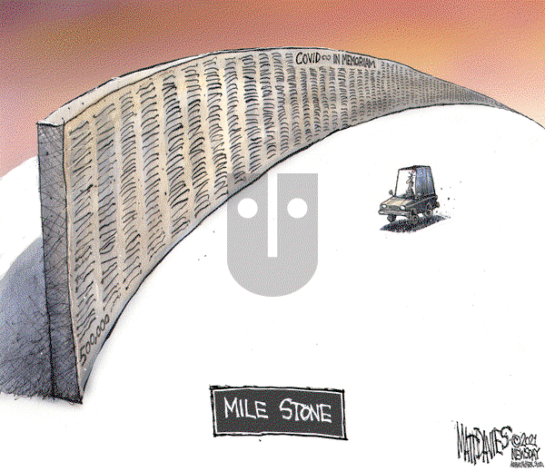 Matt Davies on Wednesday February 24, 2021 Comic Strip