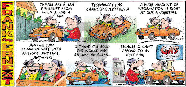 Frank and Ernest on Sunday June 19, 2011 Comic Strip