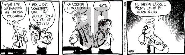The Buckets on Thursday September 11, 2008 Comic Strip