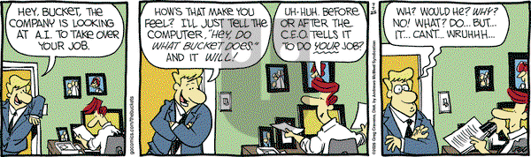 The Buckets on Monday July 7, 2025 Comic Strip