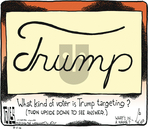 Tom Toles on Friday August 5, 2016 Comic Strip