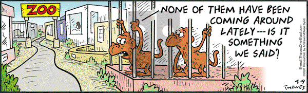 Frank and Ernest on Thursday April 9, 2020 Comic Strip