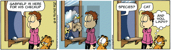 Garfield on Thursday June 8, 2000 Comic Strip