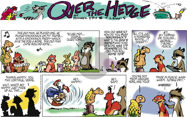 Over the Hedge on Sunday July 22, 2012 Comic Strip