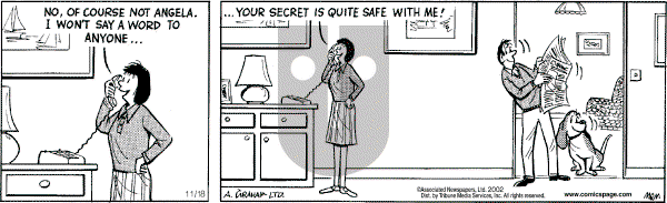 Fred Basset on Monday November 18, 2002 Comic Strip