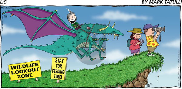 Lio on Sunday July 28, 2019 Comic Strip