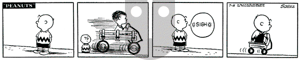 Peanuts on Monday July 11, 1955 Comic Strip