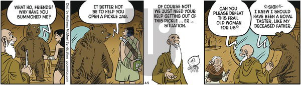 Alley Oop on Wednesday April 9, 2025 Comic Strip