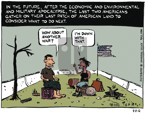 Ted Rall on Wednesday August 8, 2012 Comic Strip