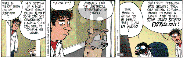 Get Fuzzy on Thursday February 9, 2006 Comic Strip