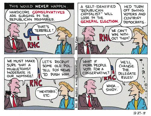 Ted Rall on Friday December 27, 2019 Comic Strip