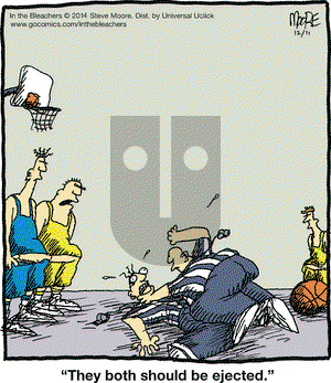 In the Bleachers on Thursday December 11, 2014 Comic Strip