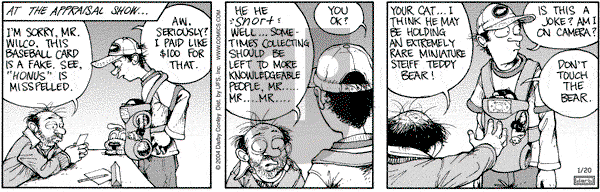 Get Fuzzy on Tuesday January 20, 2004 Comic Strip