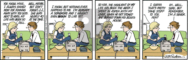 Doonesbury on Thursday January 15, 2015 Comic Strip