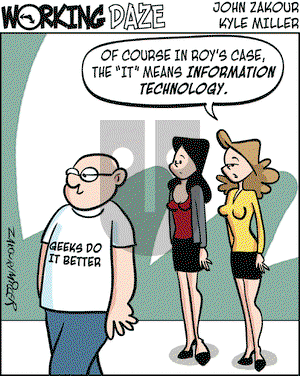 Working Daze on Monday February 26, 2007 Comic Strip