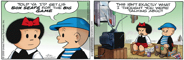 Nancy on Tuesday October 14, 2008 Comic Strip