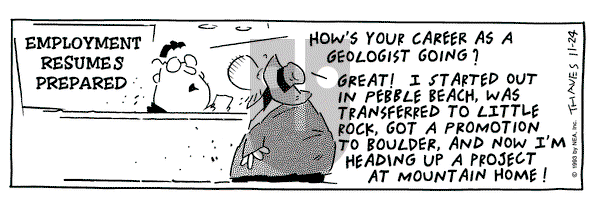 Frank and Ernest on Wednesday November 24, 1993 Comic Strip