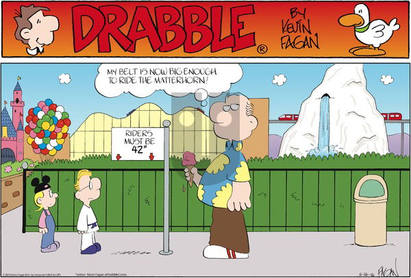 Drabble on Sunday June 26, 2016 Comic Strip