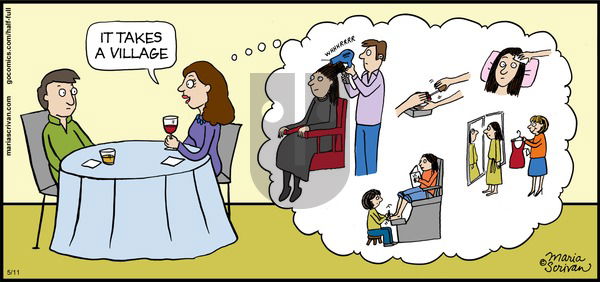 Half Full on Sunday May 11, 2014 Comic Strip