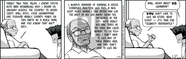The Boondocks on Thursday October 31, 2013 Comic Strip