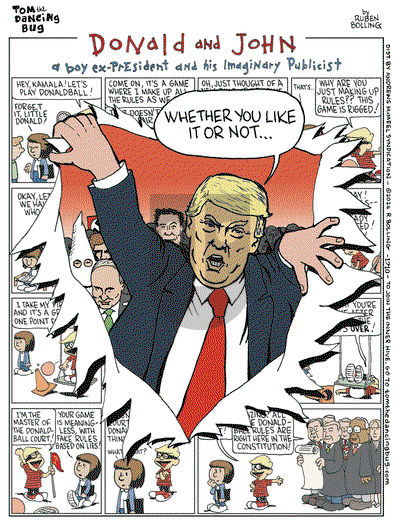 Tom the Dancing Bug on Monday November 4, 2024 Comic Strip