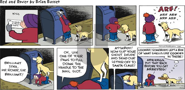 Red and Rover on Sunday December 14, 2014 Comic Strip