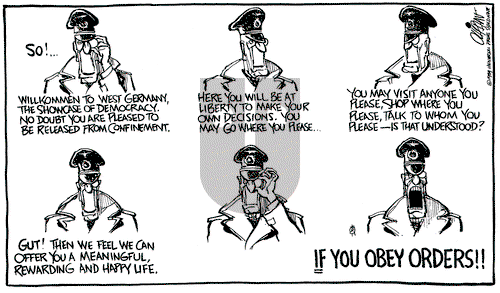 Pat Oliphant on Monday November 13, 1989 Comic Strip