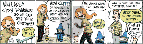 Wallace the Brave on Thursday October 25, 2018 Comic Strip