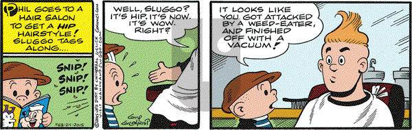 Nancy on Tuesday February 24, 2015 Comic Strip